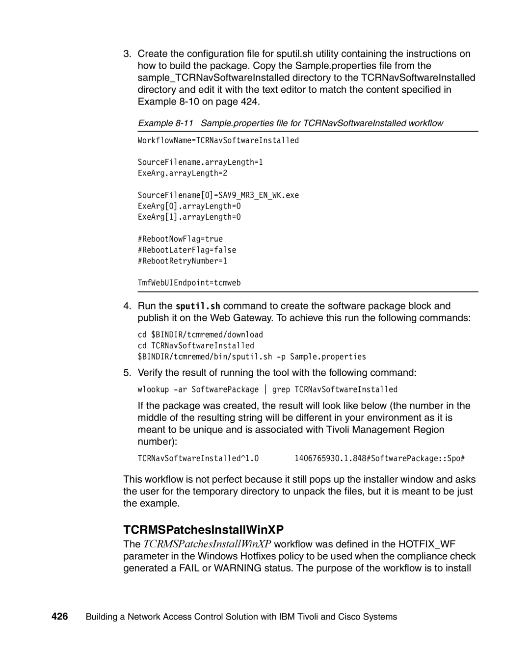 IBM Tivoli and Cisco manual TCRMSPatchesInstallWinXP 