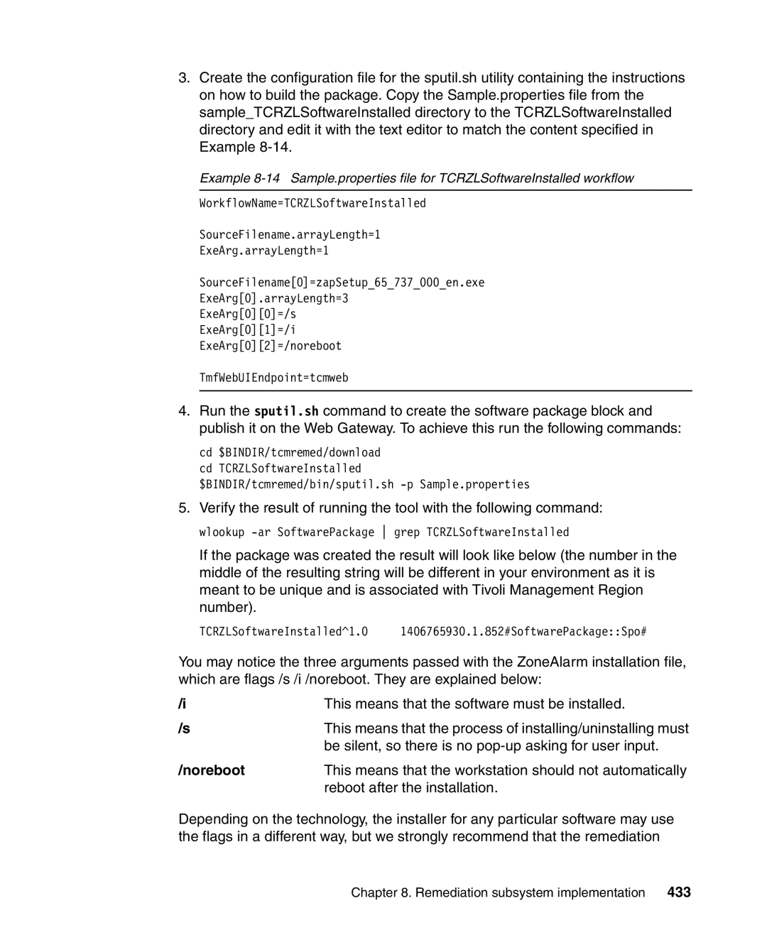 IBM Tivoli and Cisco manual Noreboot, 433 