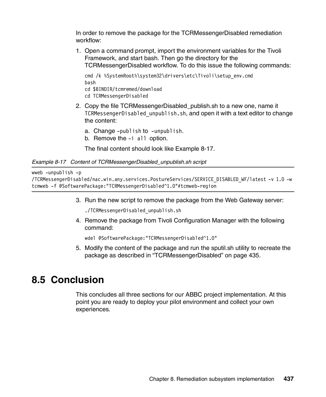 IBM Tivoli and Cisco manual Conclusion, 437 