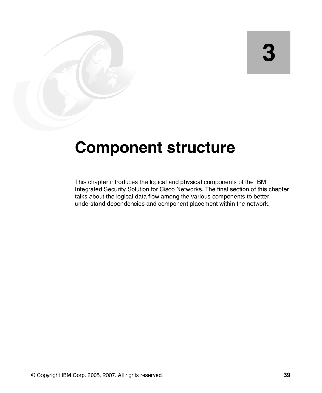 IBM Tivoli and Cisco manual Component structure 