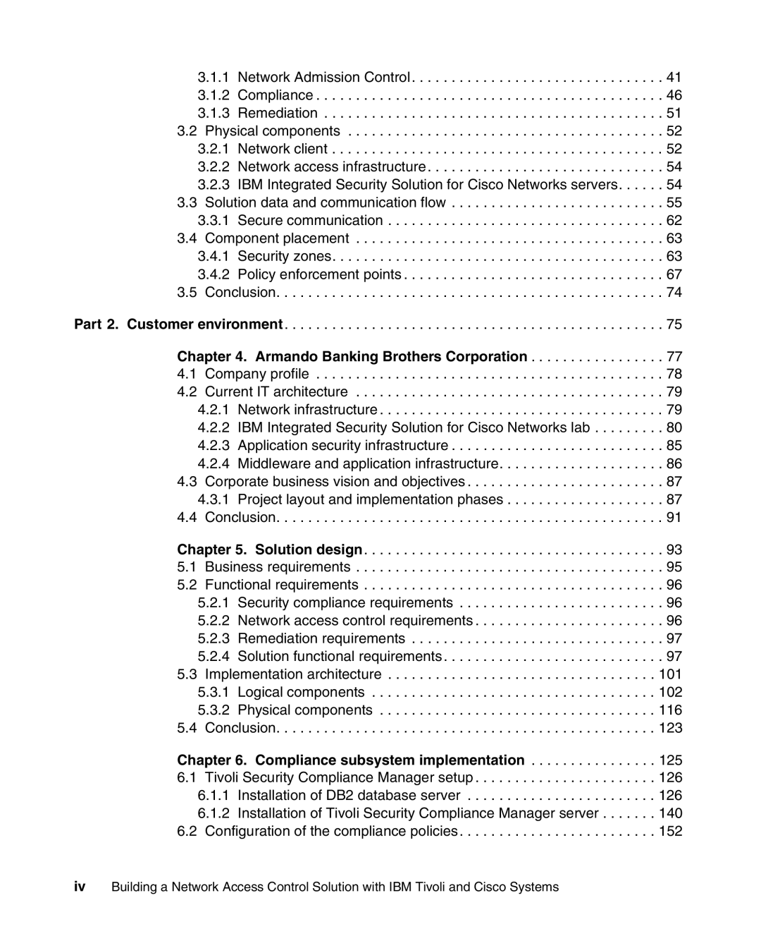 IBM Tivoli and Cisco manual Part 2. Customer environment 