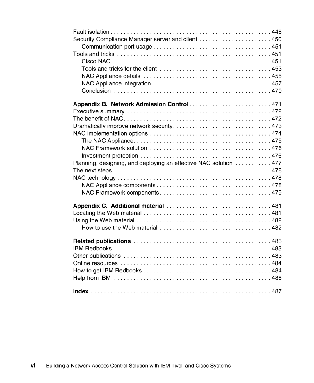 IBM Tivoli and Cisco manual Index 