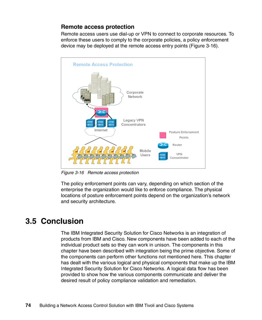 IBM Tivoli and Cisco manual Remote access protection, Remote Access Protection 