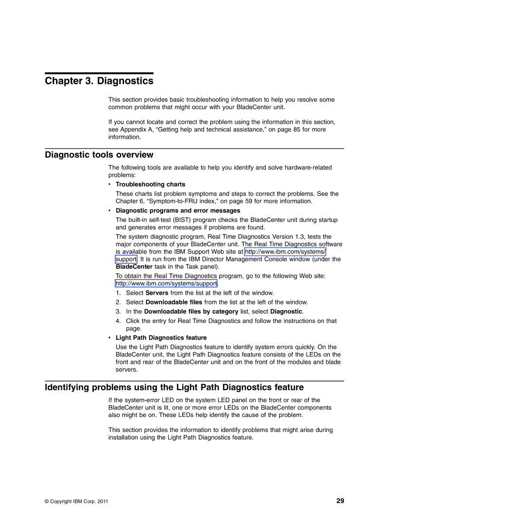 IBM Type 8677, Type 1881 manual Diagnostics, Diagnostic tools overview 