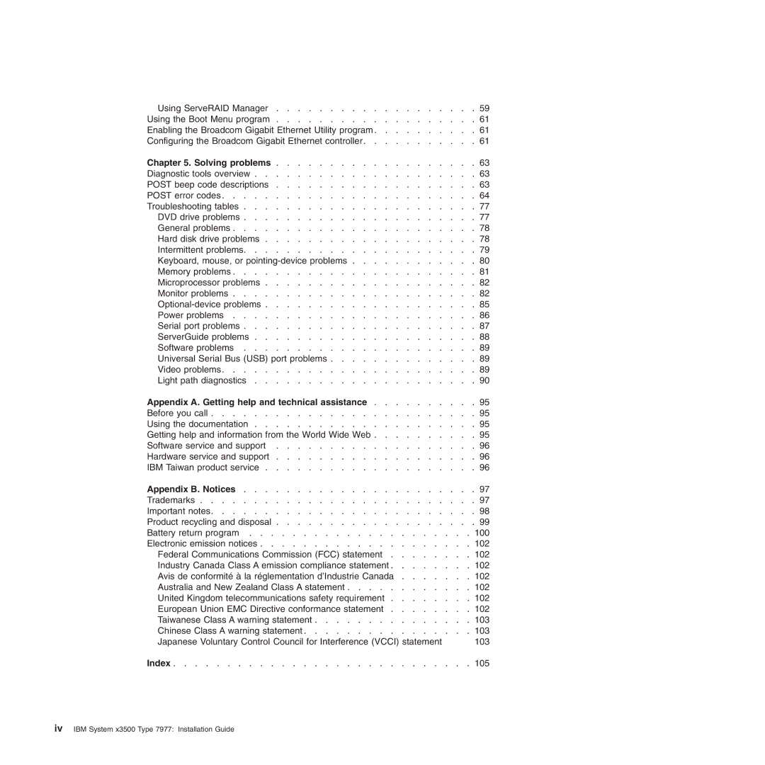 IBM Type 7977 manual Solving problems 