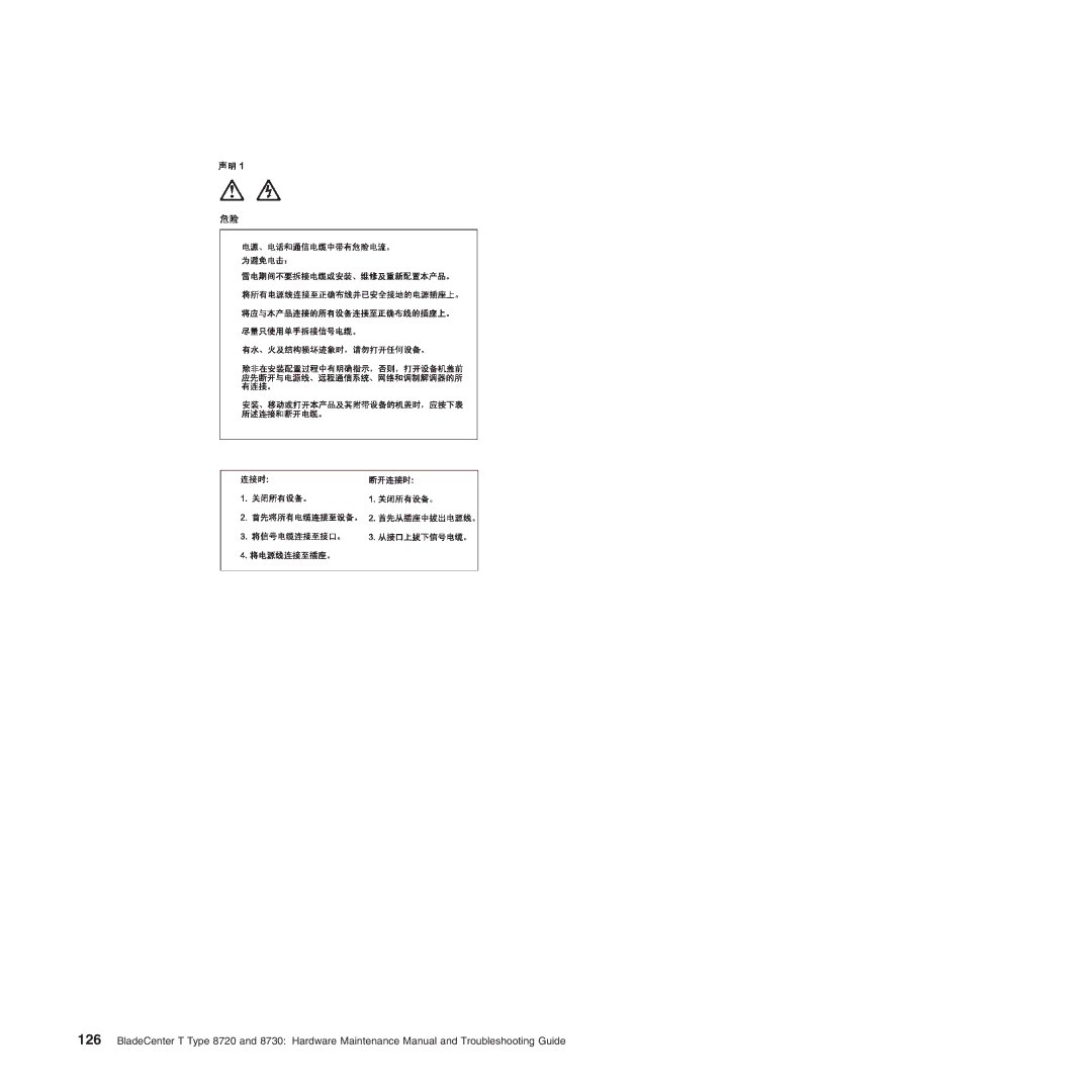 IBM Type 8730, Type 8720 manual 