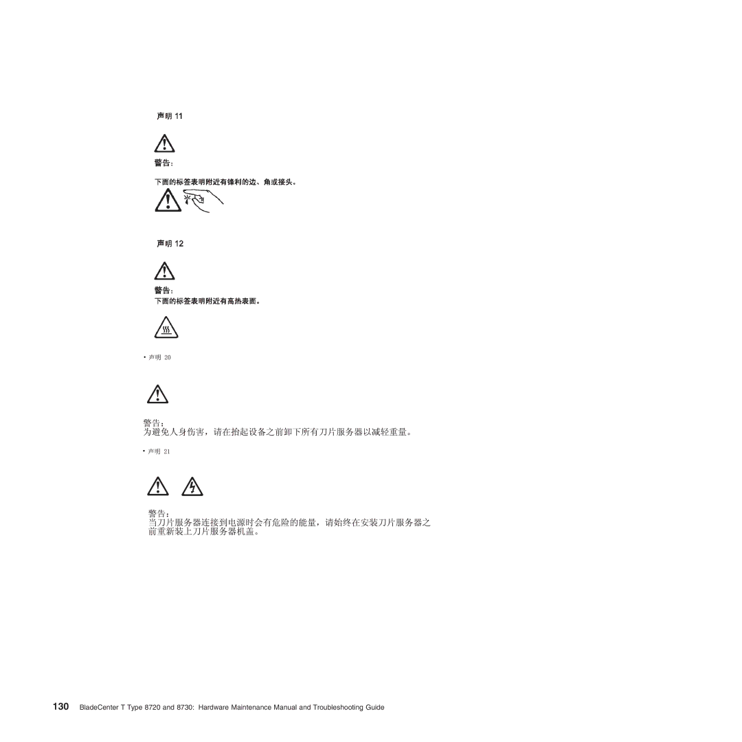 IBM Type 8730, Type 8720 manual 