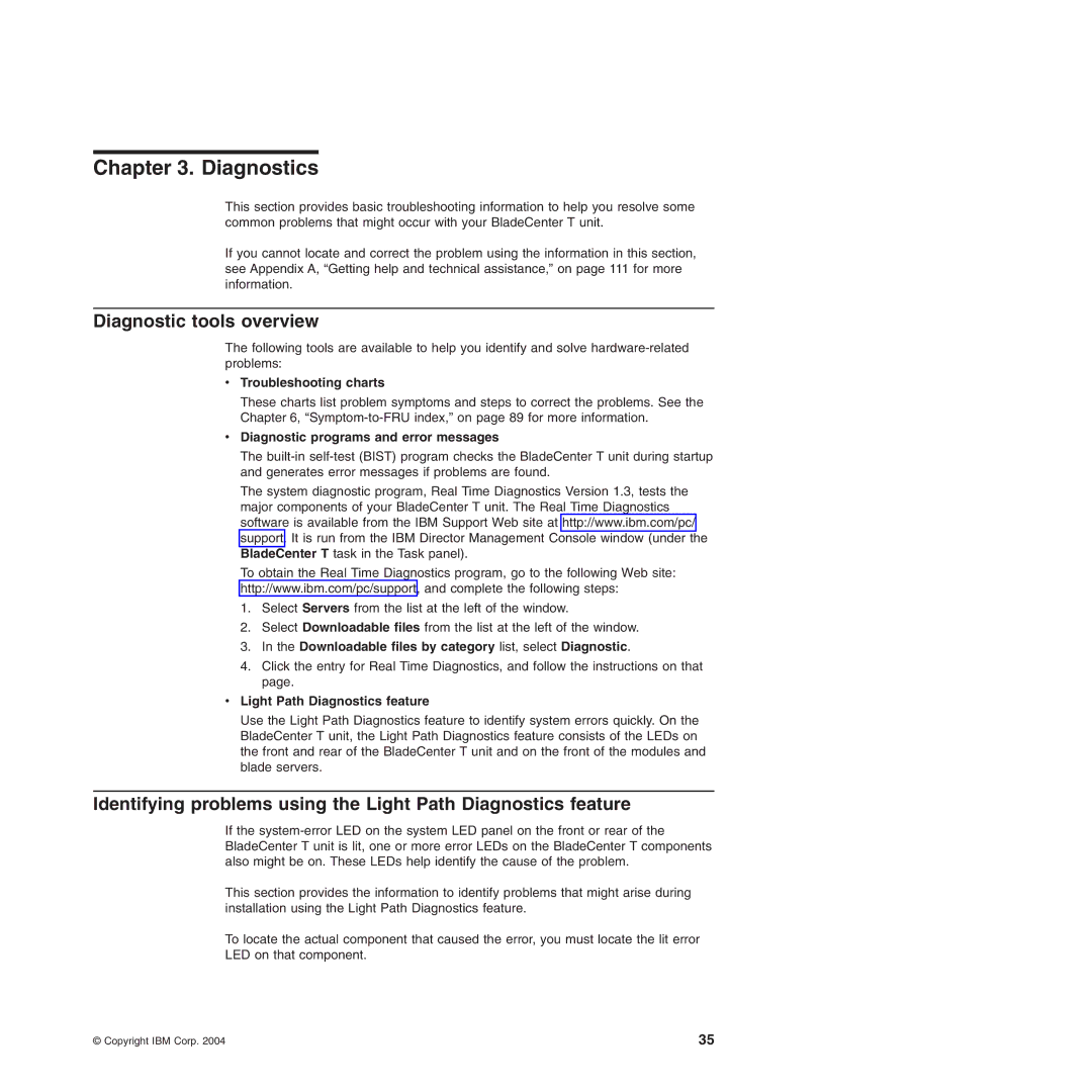 IBM Type 8720, Type 8730 manual Diagnostics, Diagnostic tools overview 