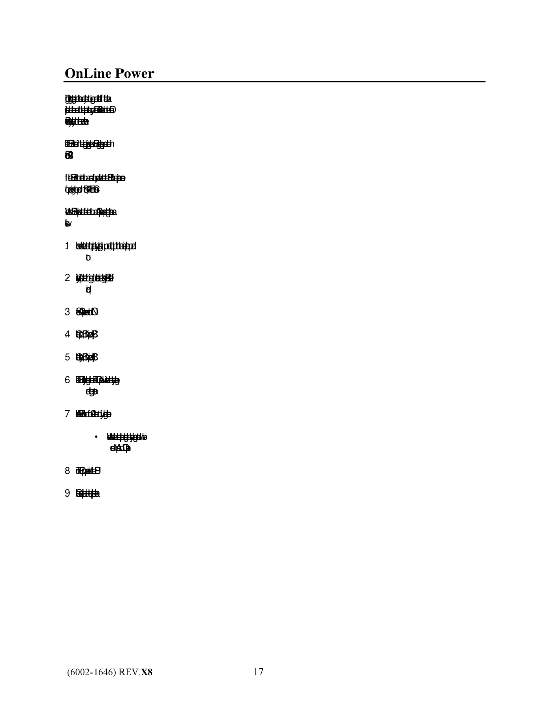 IBM UPS1481 UNIT user manual OnLine Power 