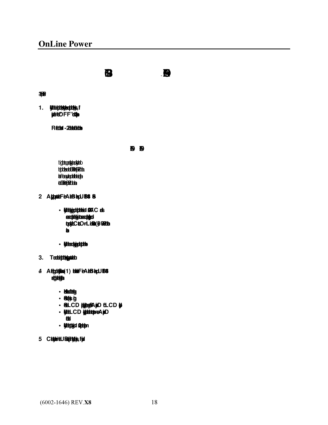 IBM UPS1481 UNIT user manual Operation 