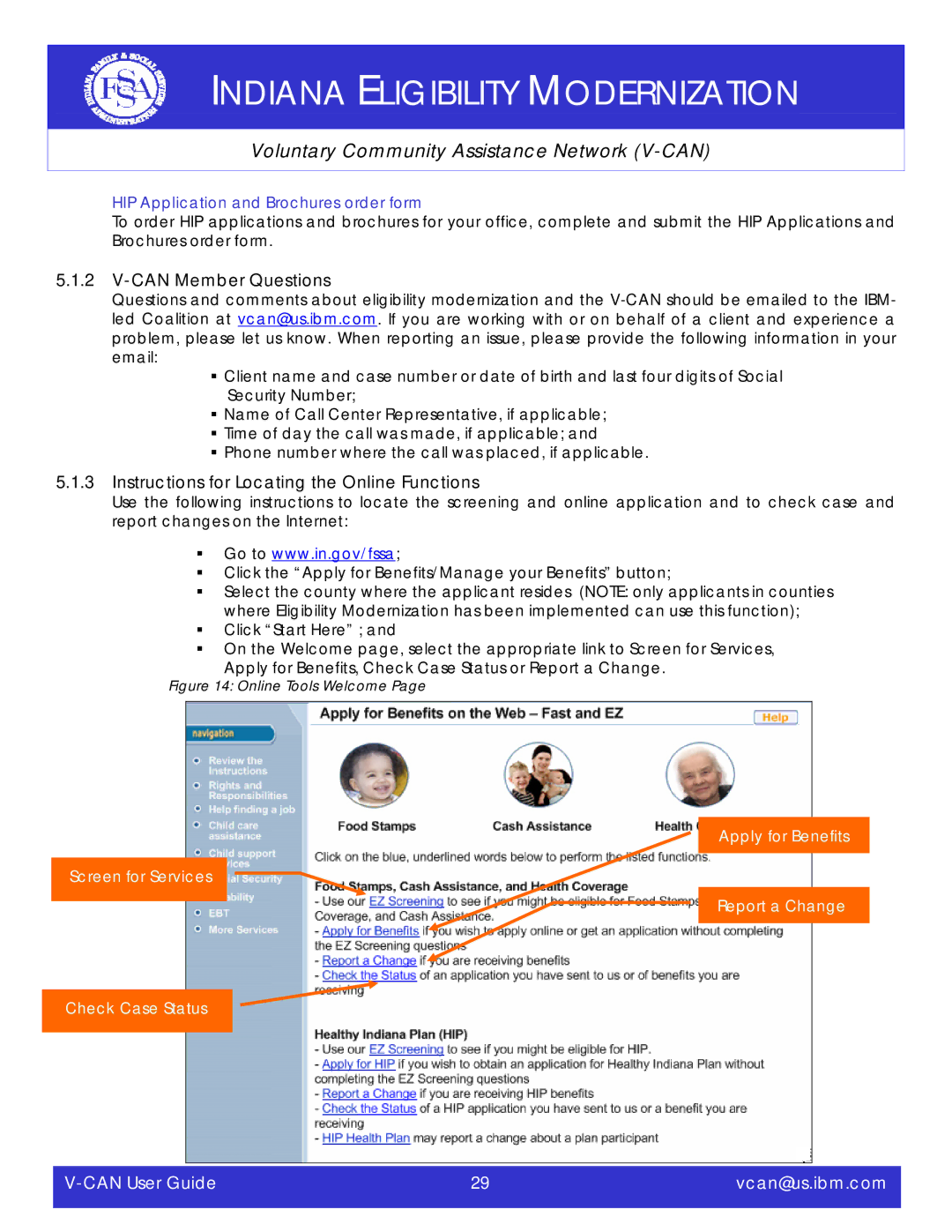 IBM V-CAN manual Can Member Questions, Instructions for Locating the Online Functions 