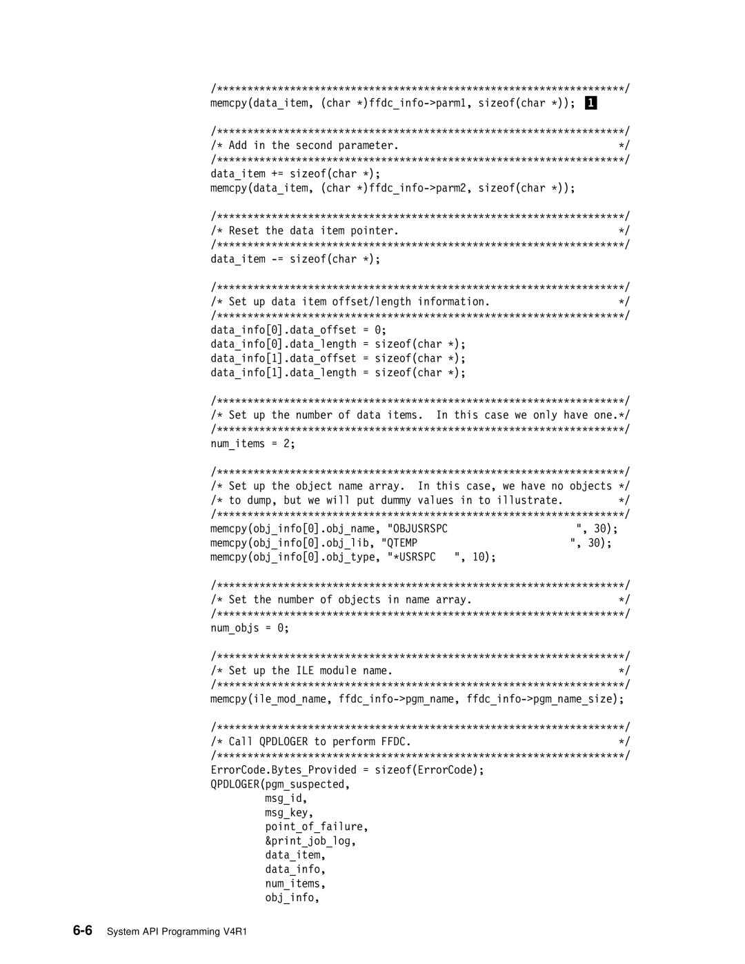 IBM Version 4 manual 6System API Programming V4R1 