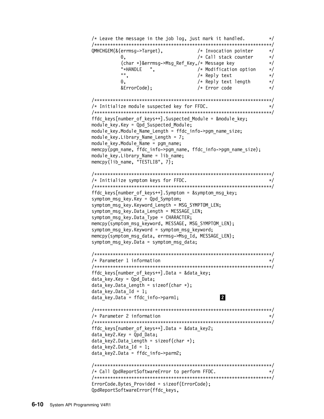 IBM Version 4 manual Handle 