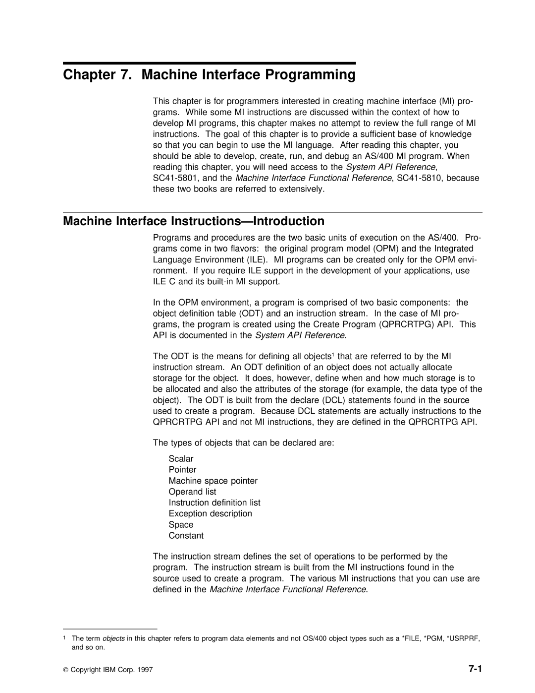 IBM Version 4 manual Interface Instructions-Introduction, Machine 