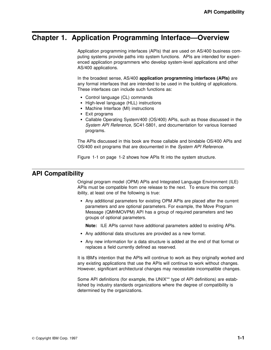 IBM Version 4 manual API Compatibility, Exit programs That are documented Systemin 