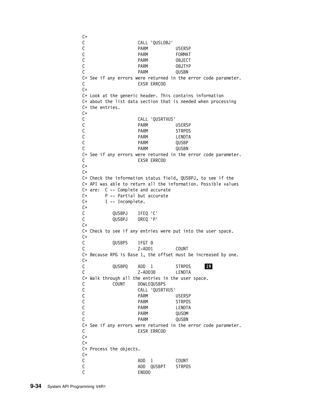 IBM Version 4 manual Oreq, Qusbpq ADD Strpos 