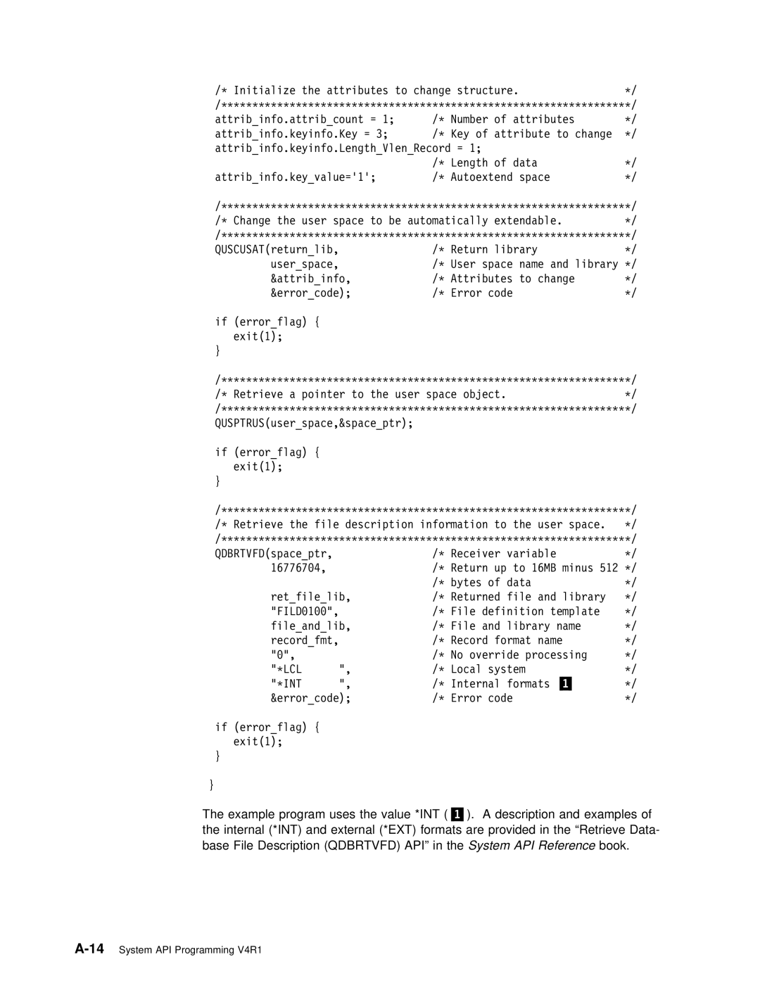 IBM Version 4 manual Lcl, Int 