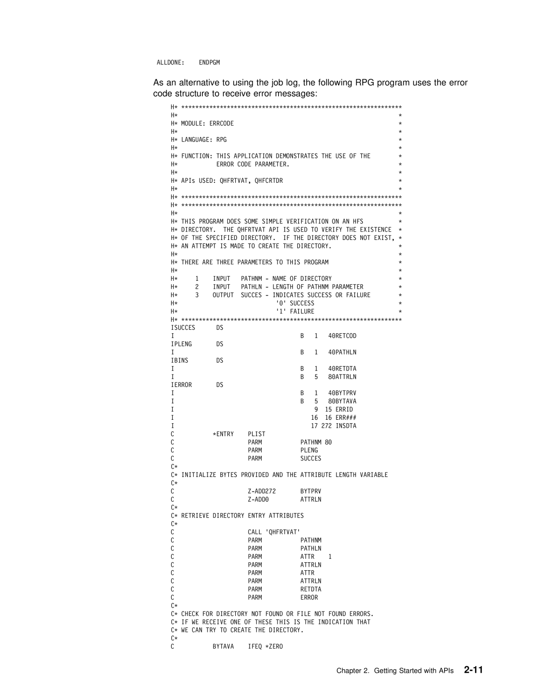 IBM Version 4 manual Getting Started with2-11APIs 