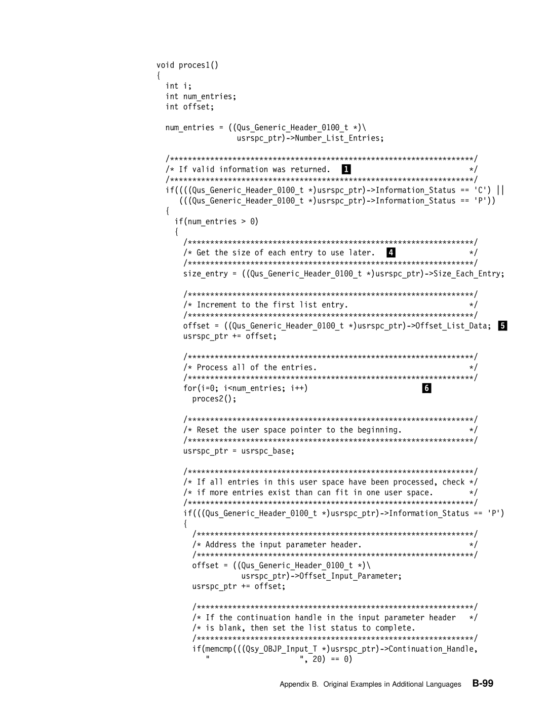 IBM Version 4 manual Appendix B. Original Examples in Additional BLanguages-99 