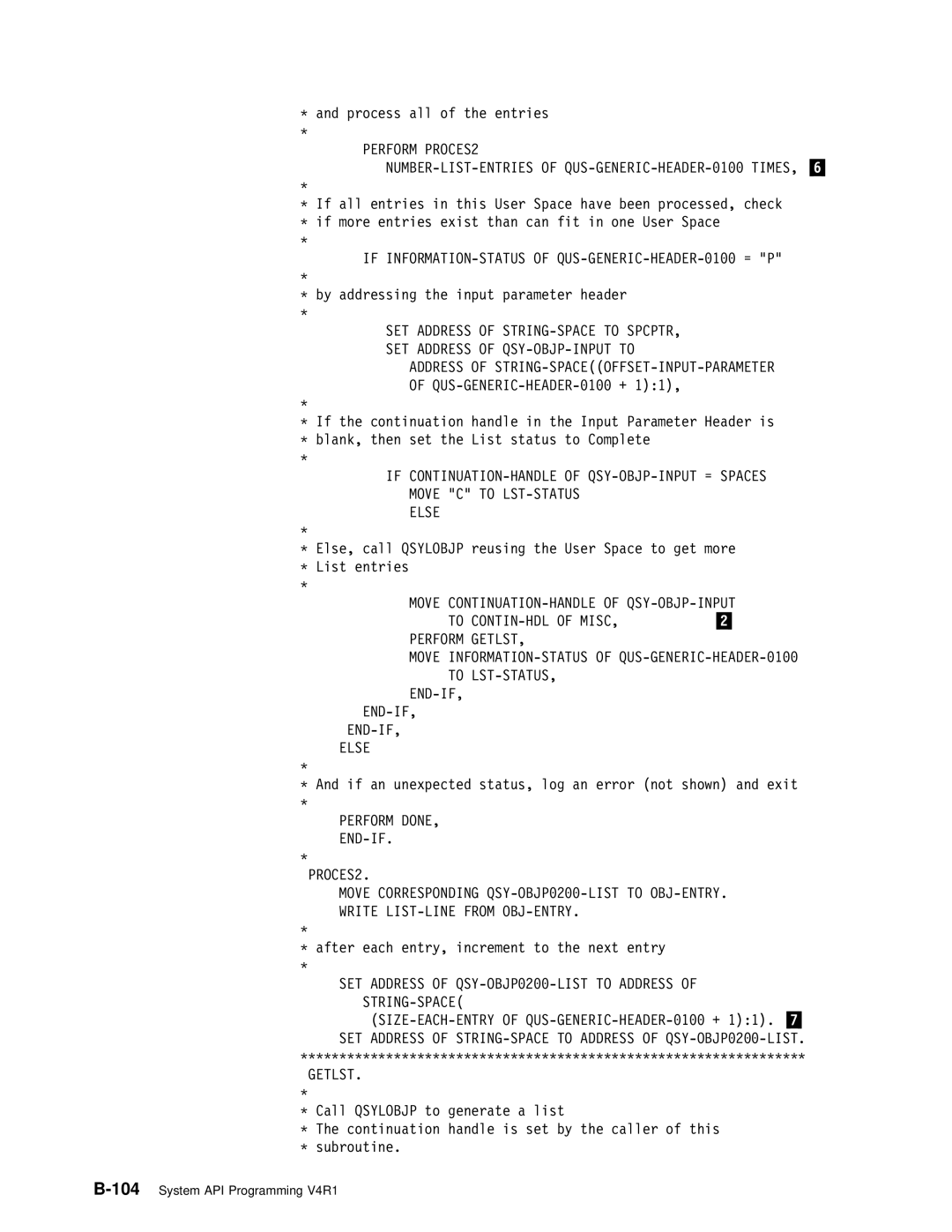 IBM Version 4 manual Perform PROCES2, To LST-STATUS, END-IF END-IF, END-IF Else, Perform DONE, END-IF PROCES2 