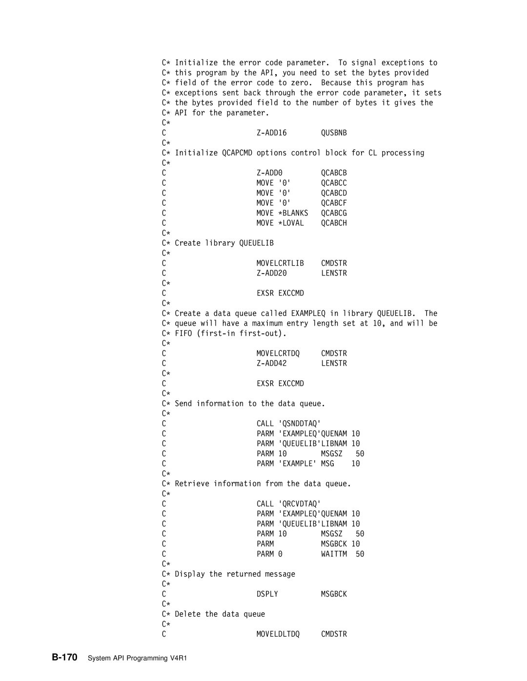 IBM Version 4 manual 170 