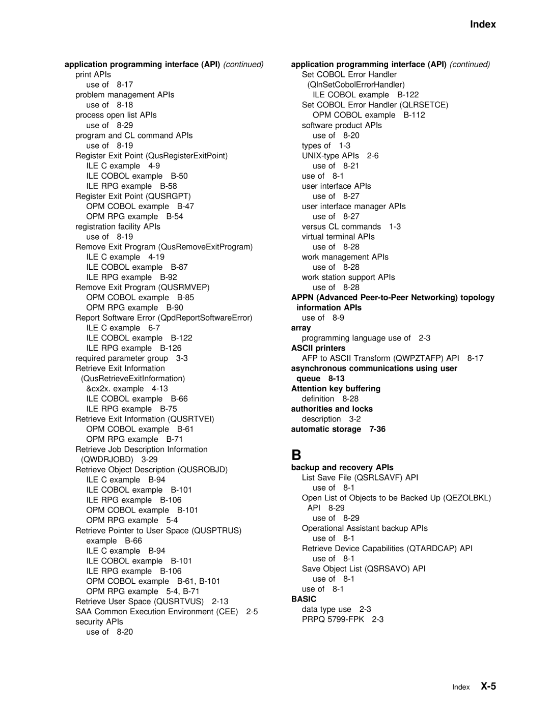 IBM Version 4 manual Index 