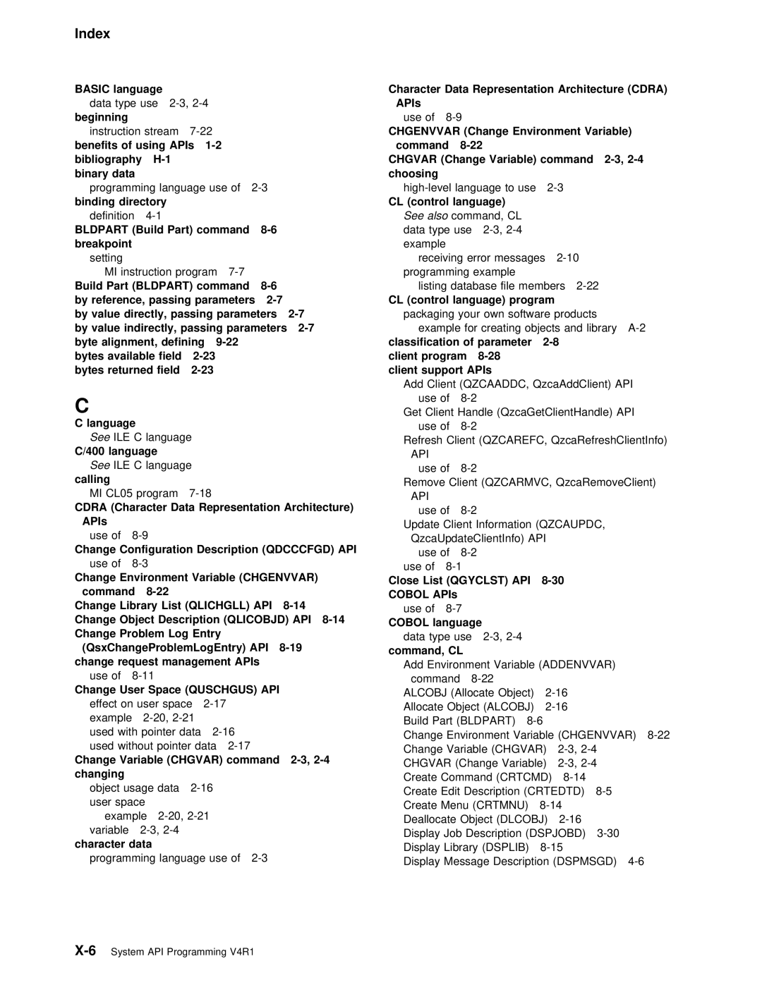 IBM Version 4 manual Chgenvvar 