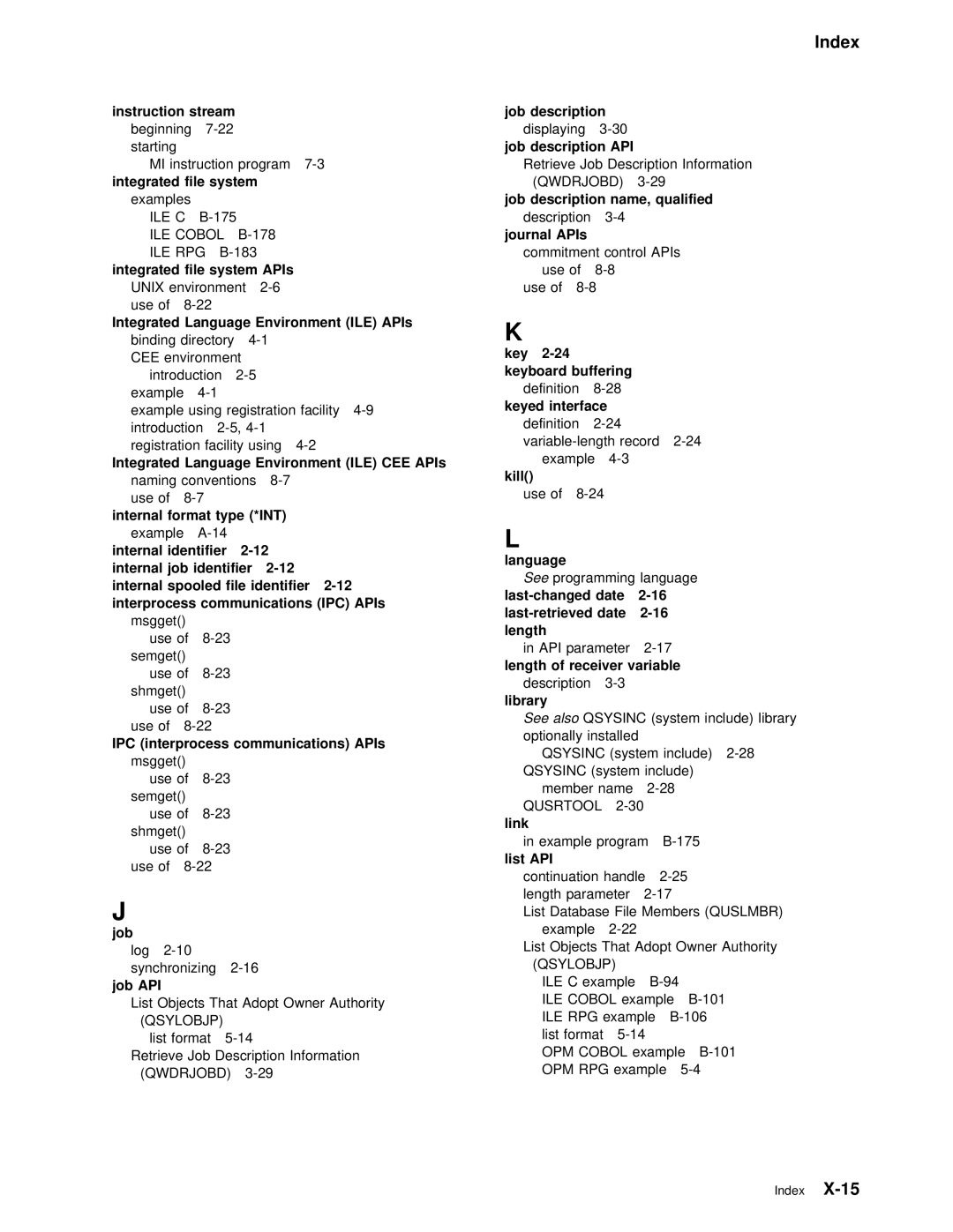 IBM Version 4 manual Ipc 