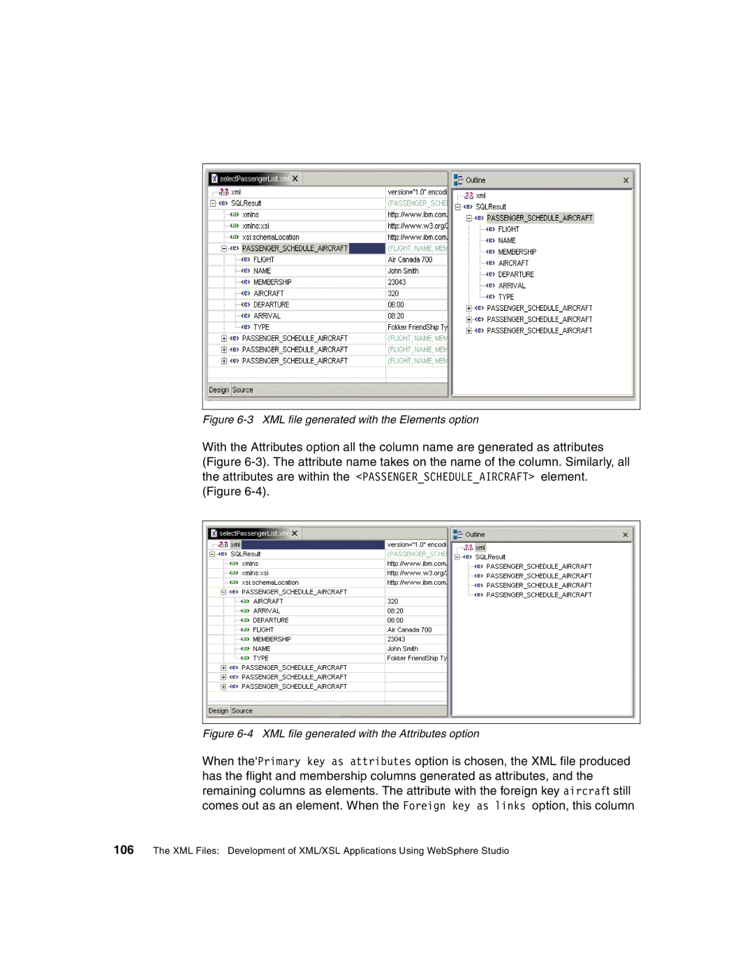 IBM Version 5 manual XML file generated with the Elements option 