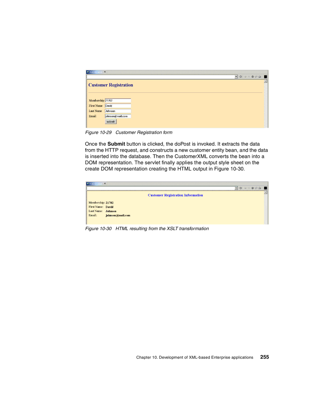 IBM Version 5 manual Customer Registration form 