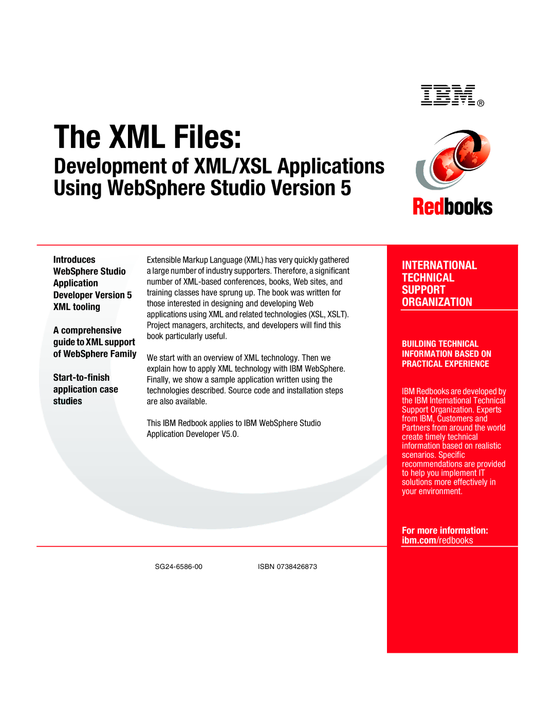 IBM Version 5 manual XML Files 