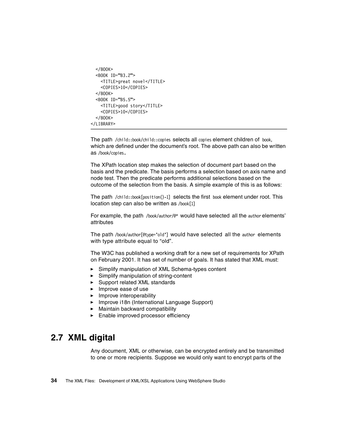 IBM Version 5 manual XML digital, Book Library 