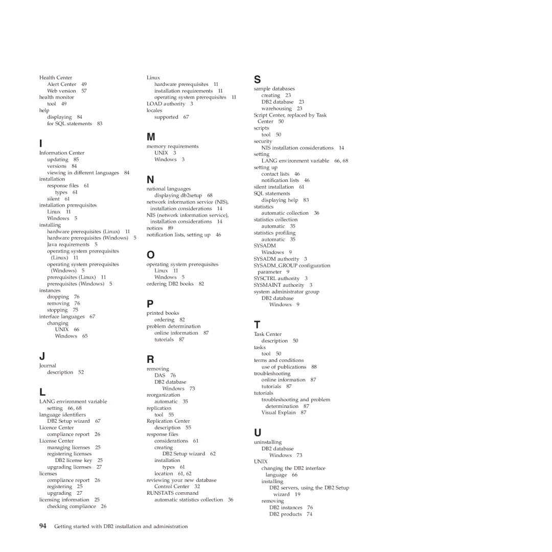 IBM VERSION 9 manual Das 