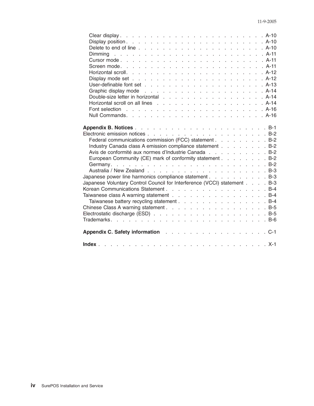 IBM W2H, 31x, 32x manual Iv SurePOS Installation and Service 