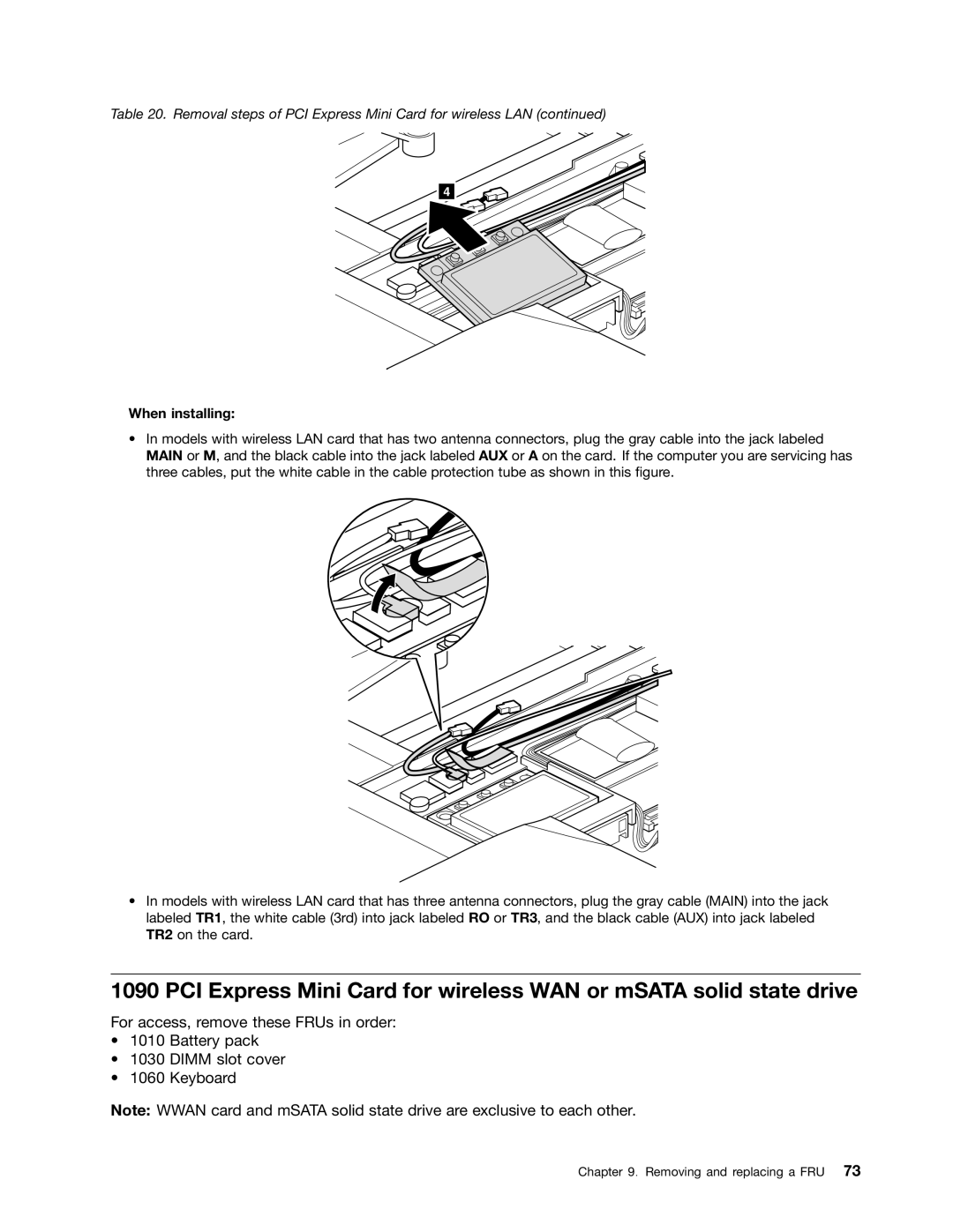 IBM T520I, W520 manual When installing 