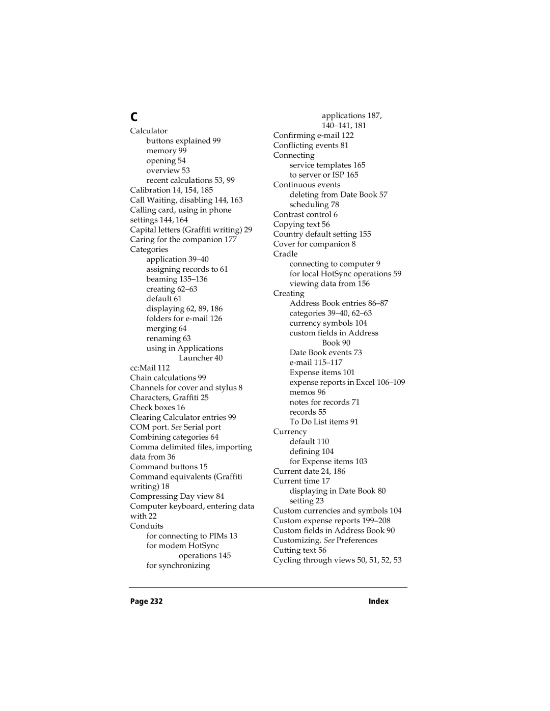 IBM WORKPADC3 manual Index 