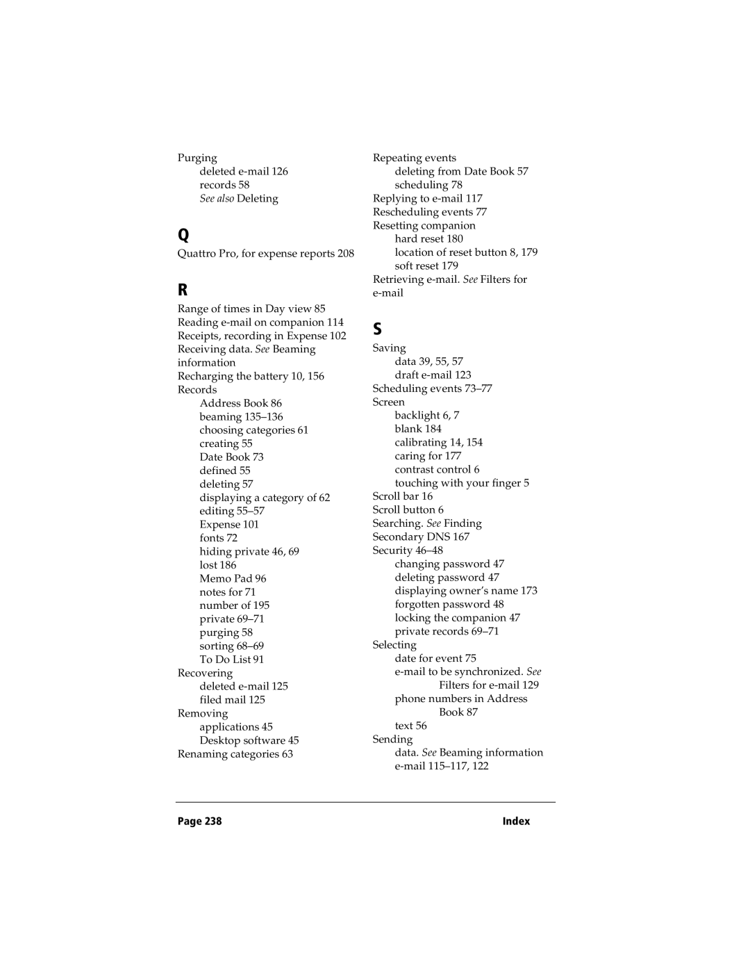 IBM WORKPADC3 manual See also Deleting 