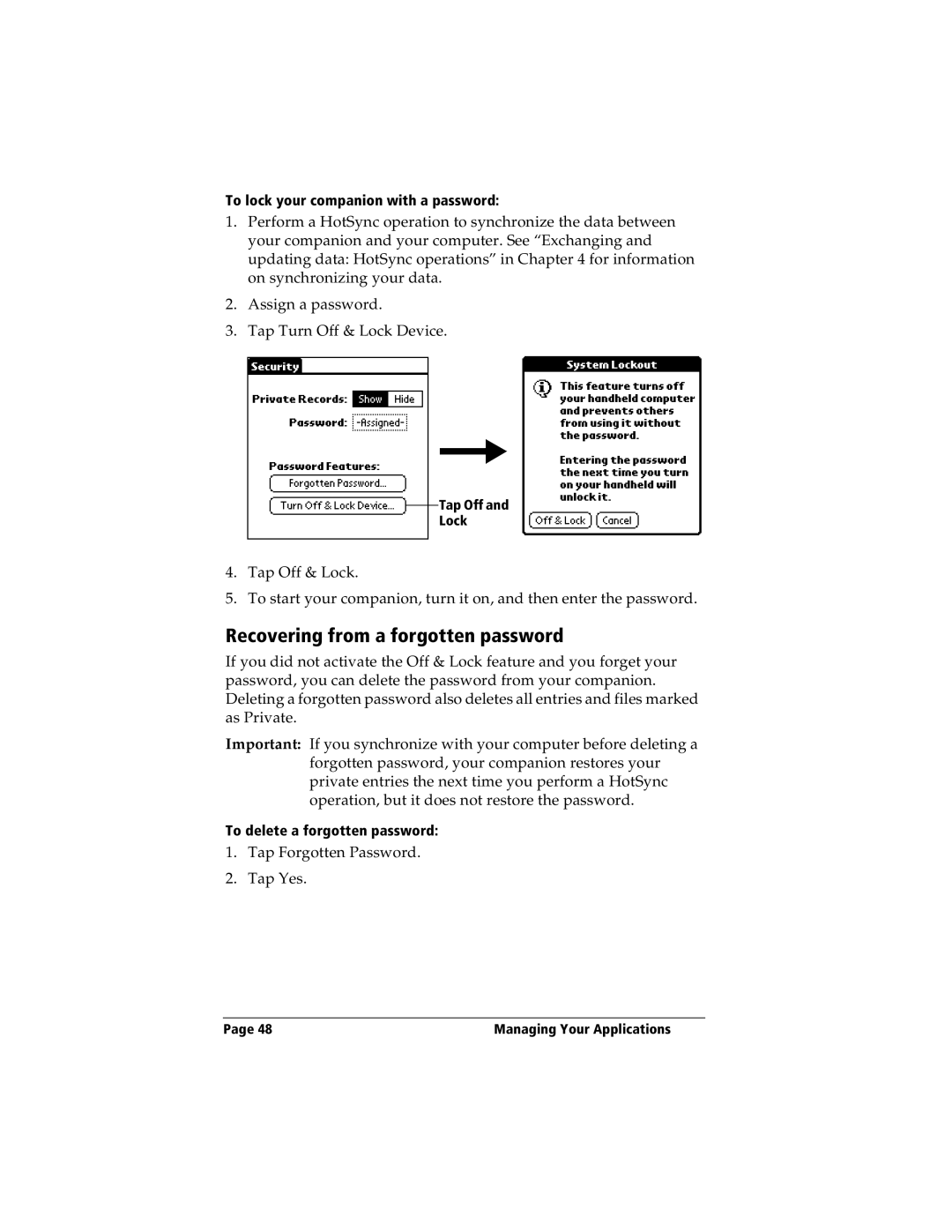 IBM WORKPADC3 manual Recovering from a forgotten password 