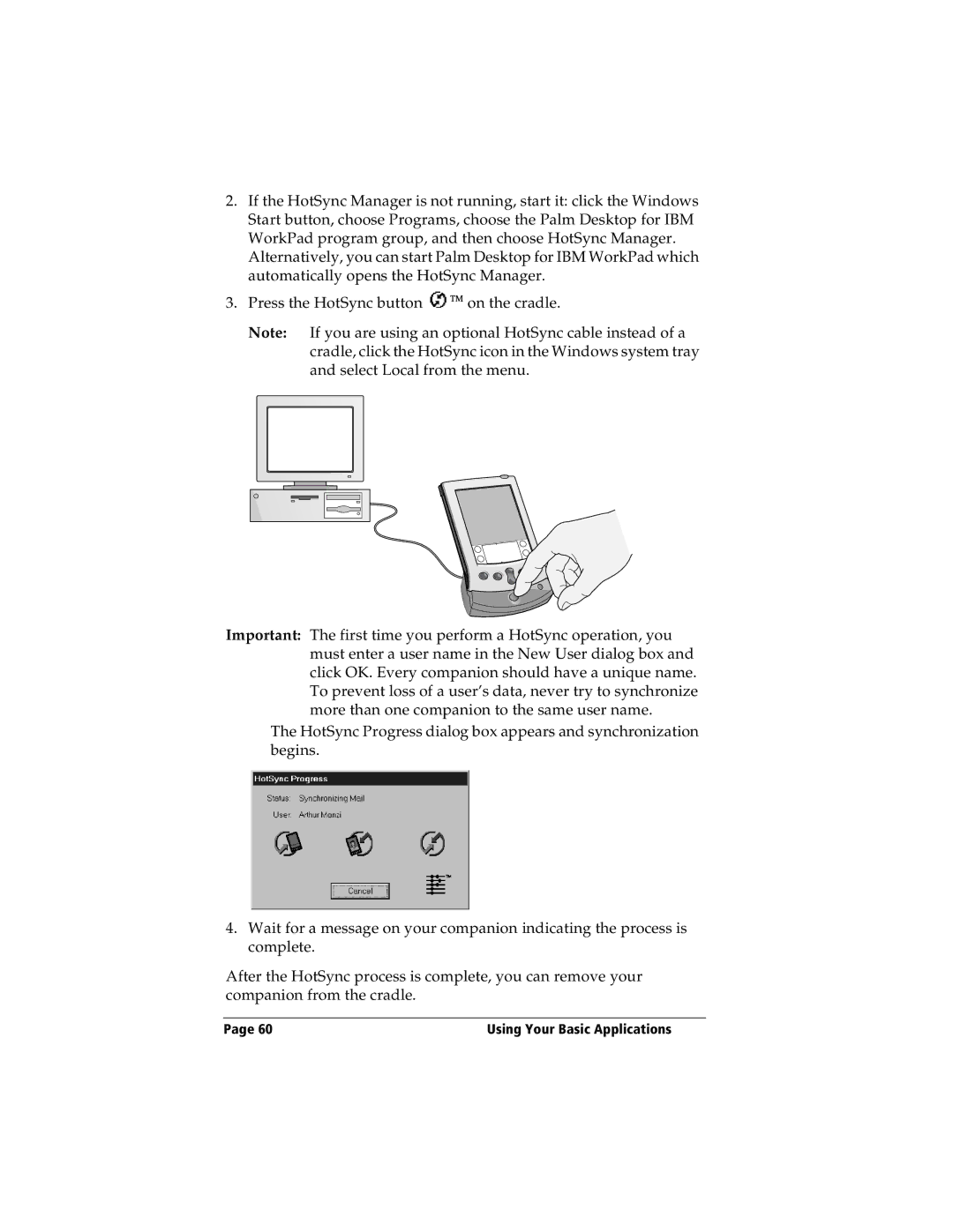 IBM WORKPADC3 manual Using Your Basic Applications 