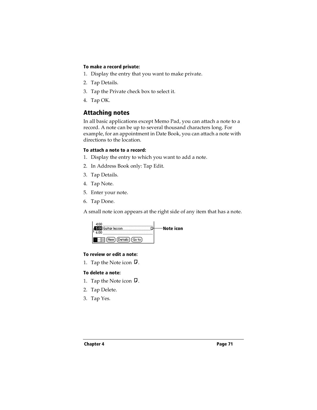 IBM WORKPADC3 manual Attaching notes 