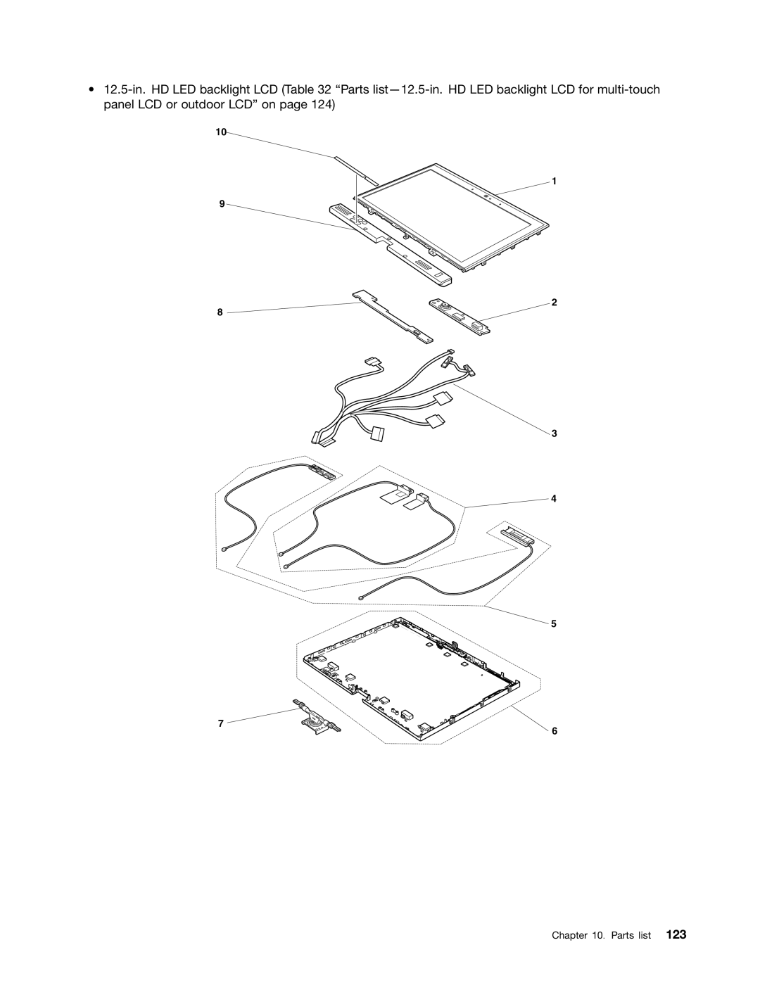 IBM X220I manual Parts list 