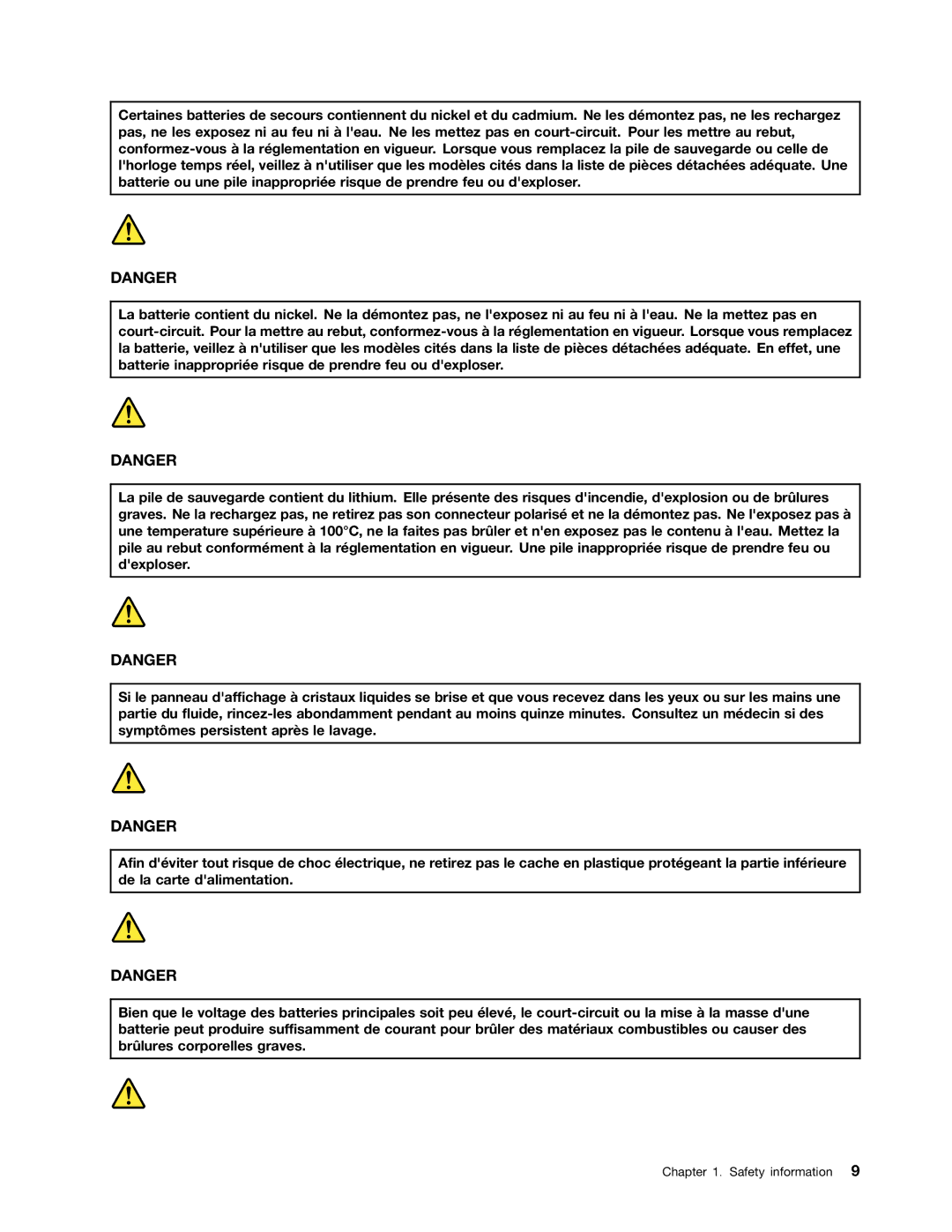 IBM X220I manual Safety information 