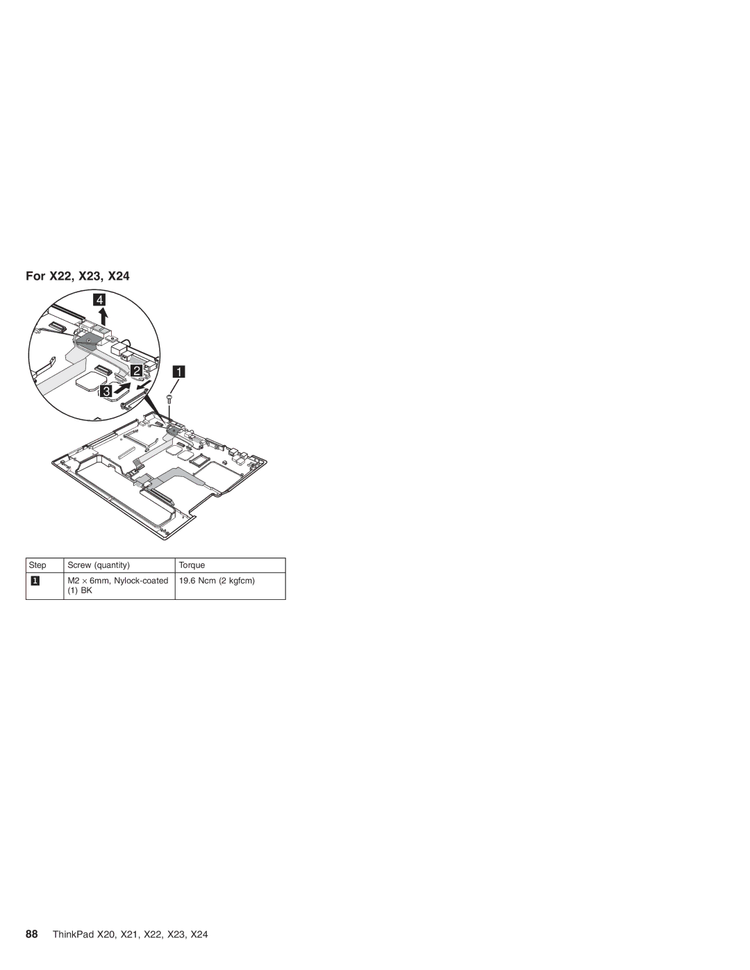 IBM X24, X20, X21 manual For X22, X23 