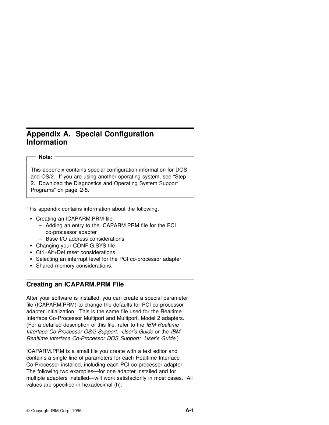 IBM X.25 manual Appendix A. Special Configuration Information, File 