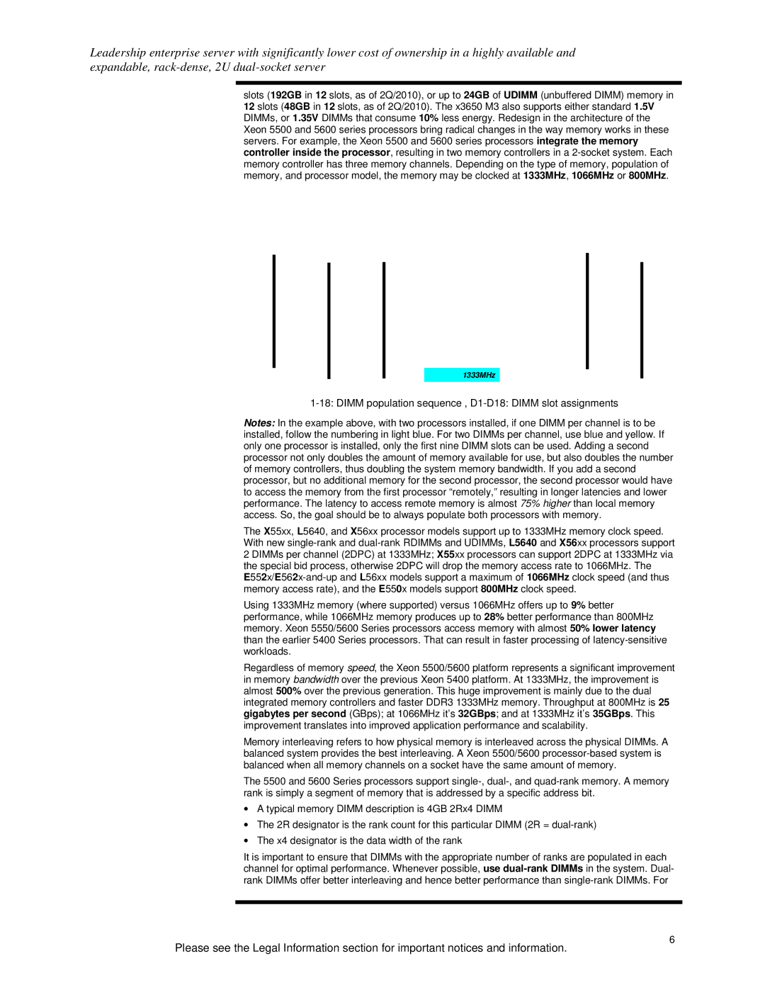 IBM X3650 M3 specifications Qpi 