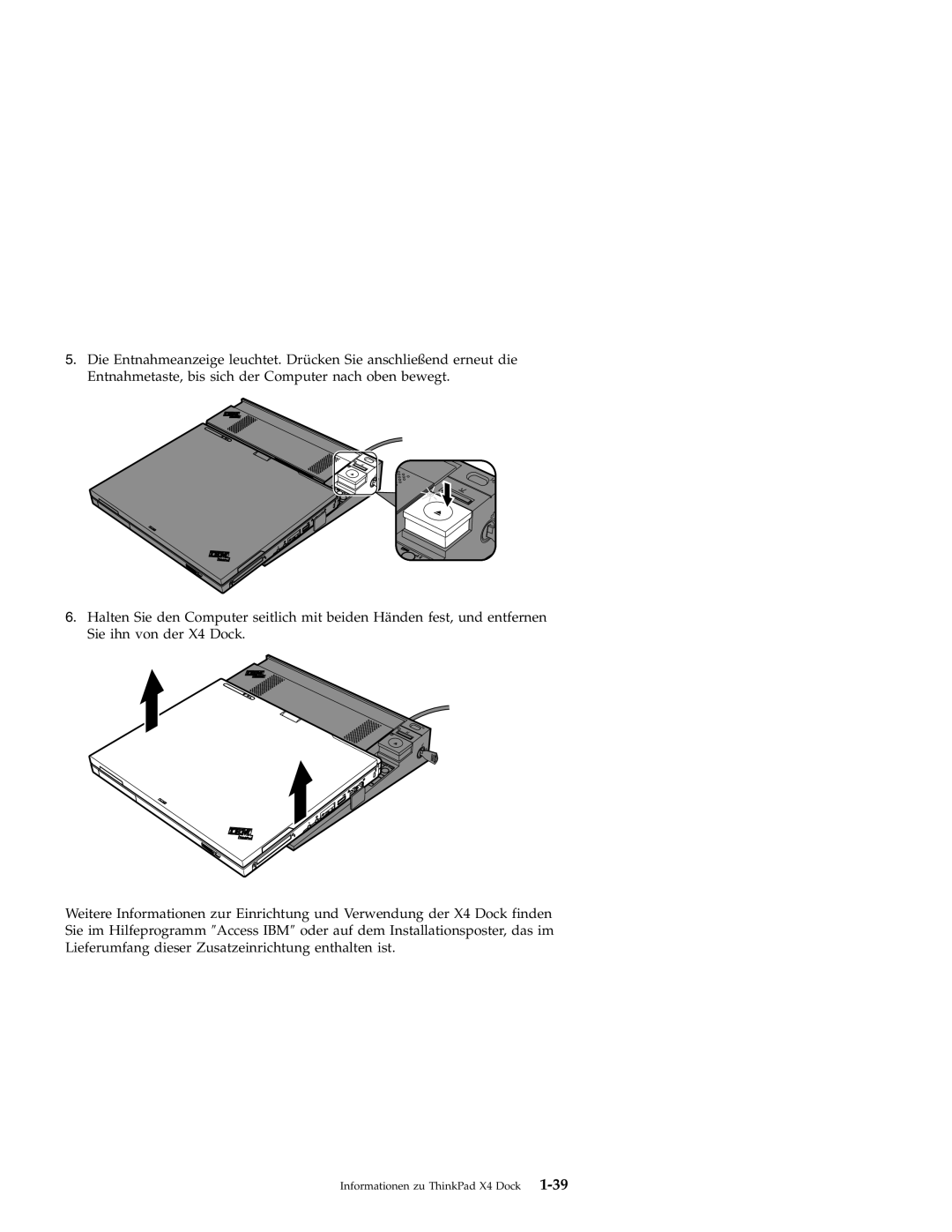 IBM manual Informationen zu ThinkPad X4 Dock 