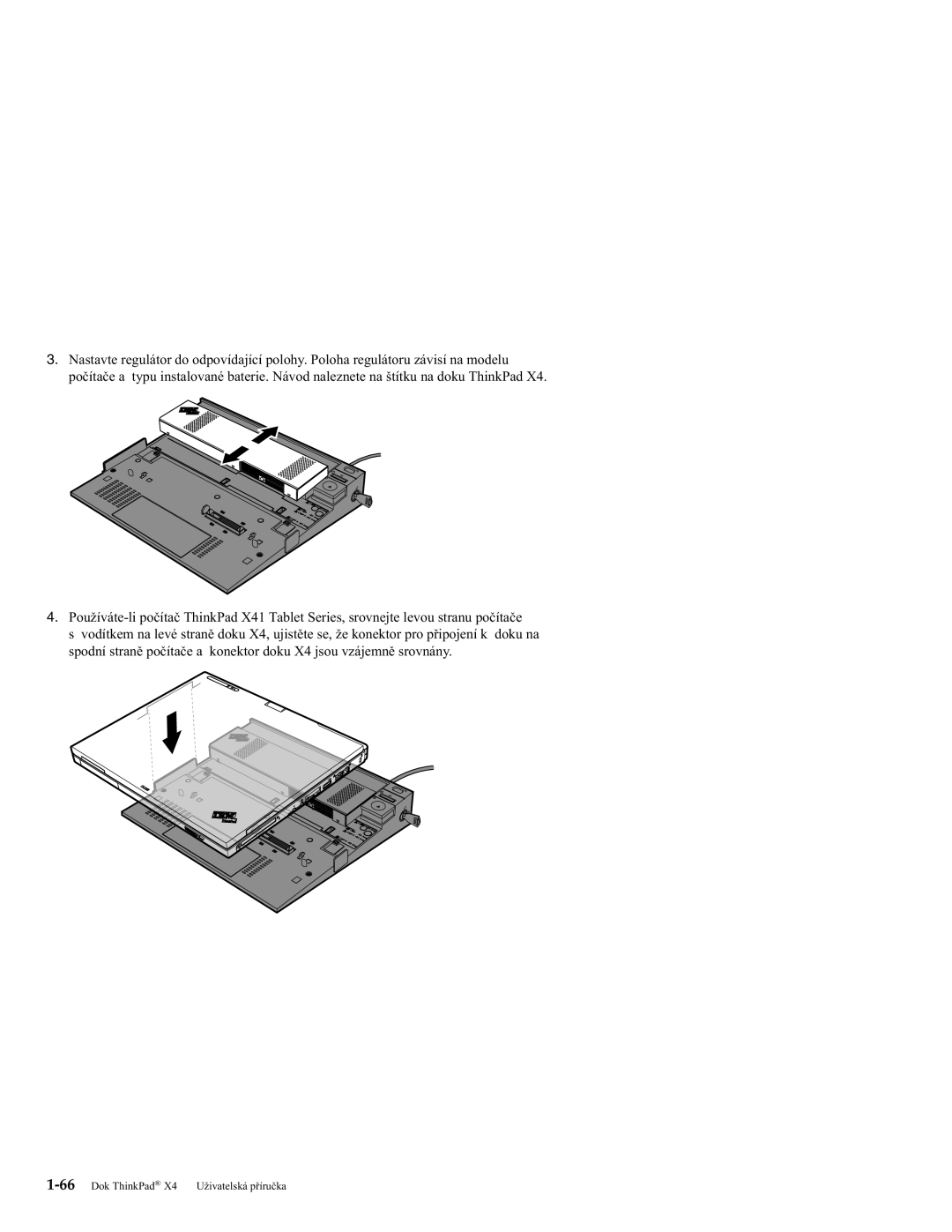 IBM manual 66Dok ThinkPad X4 Uživatelská příručka 