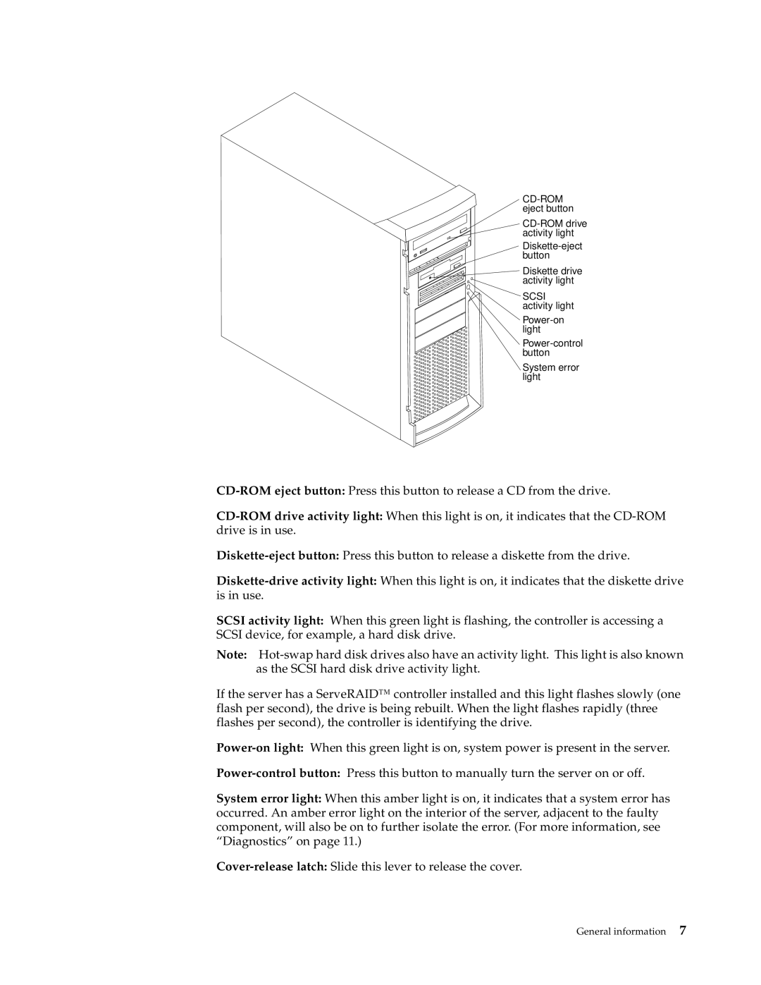 IBM XSERIES 220 manual General information 