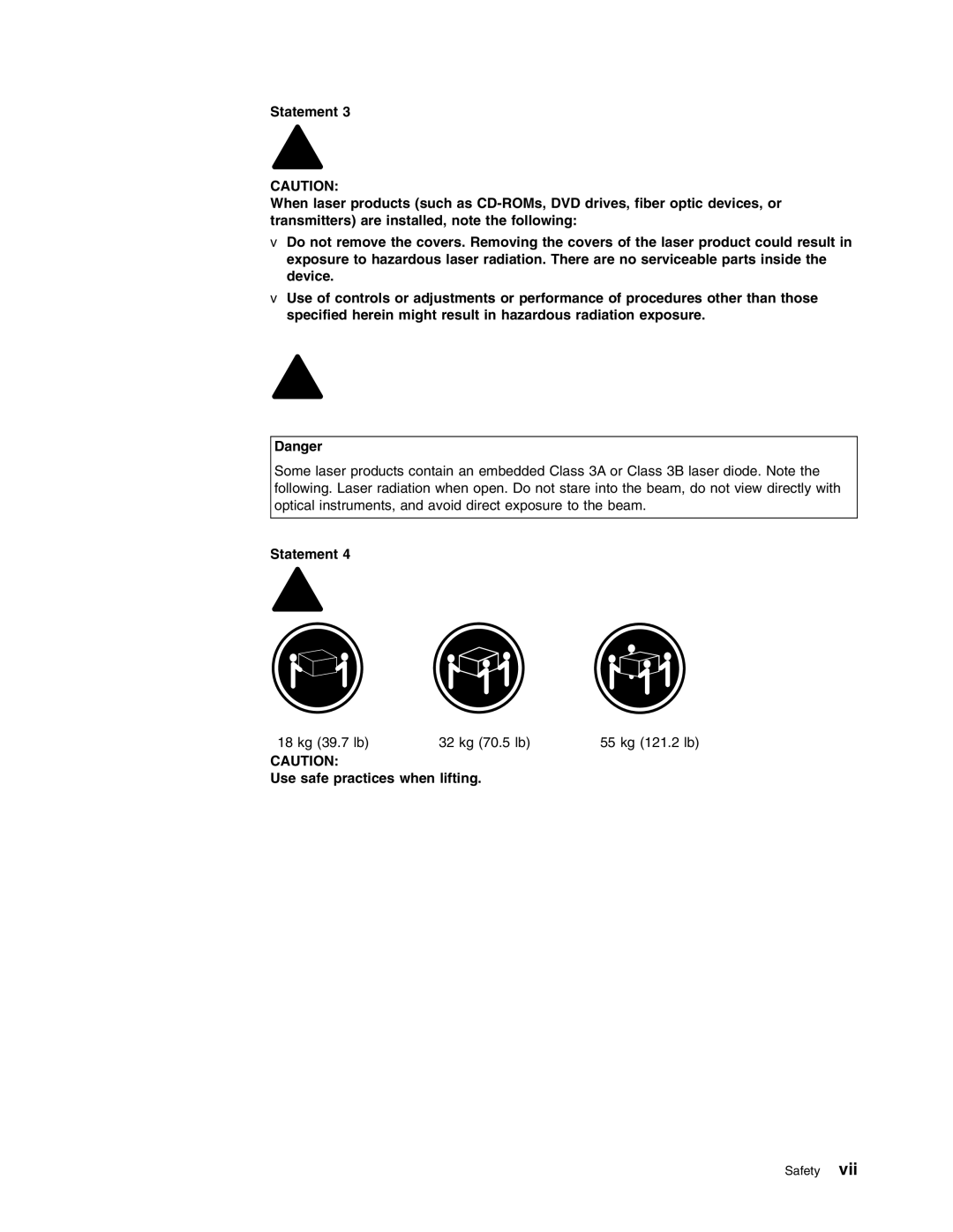 IBM xSeries 235 manual Statement 