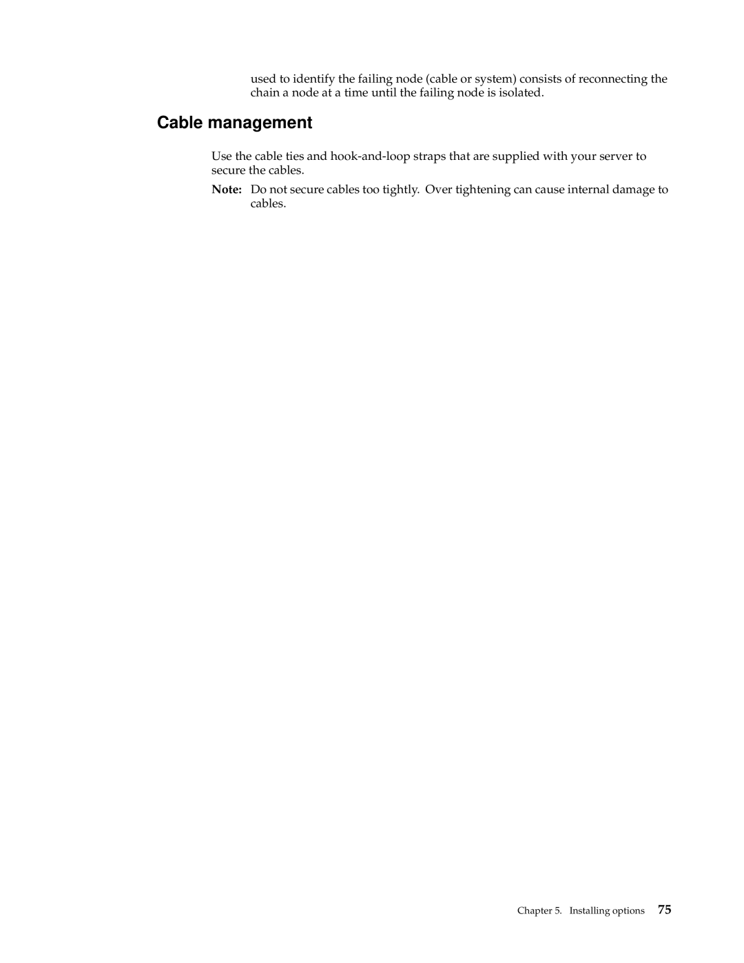 IBM xSeries 330 manual Cable management 